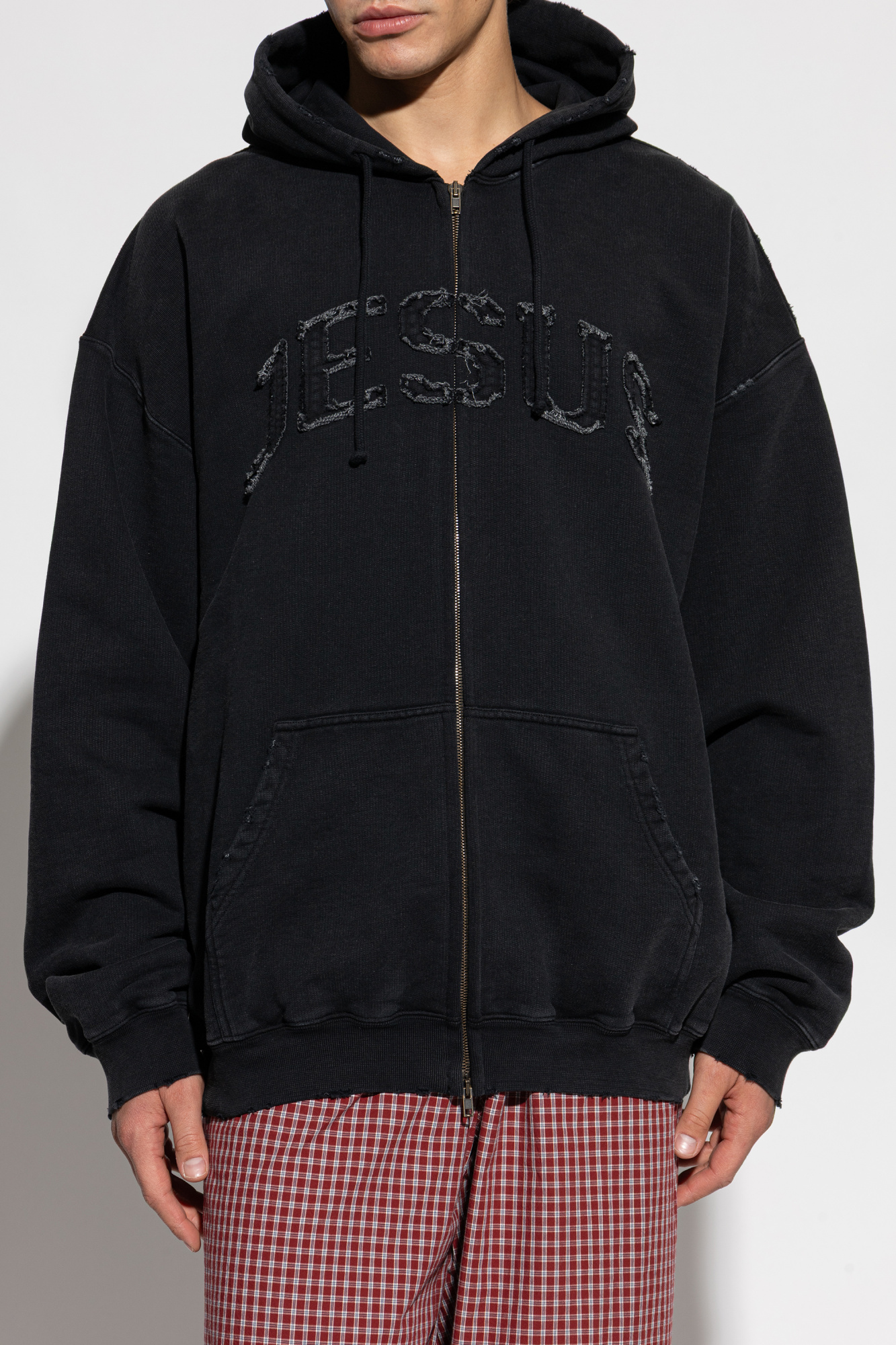 vetements hoodyパーカー EU size オーバーフィットのXL Vetements RARE * Vetements 18ss Eye Of Horus Hoodie | Grailed